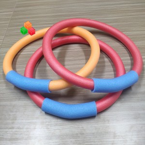 Bedst sælgende salgsfremmende runde massivt polyethylenskum noodle roll i forskellige størrelser farve EPE EVA skum swimming pool noodle tube